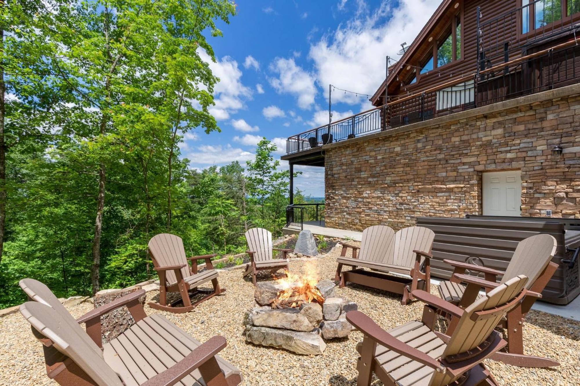 Tanglewood Mountain Lodge By Stony Brook Cabins セバービル エクステリア 写真