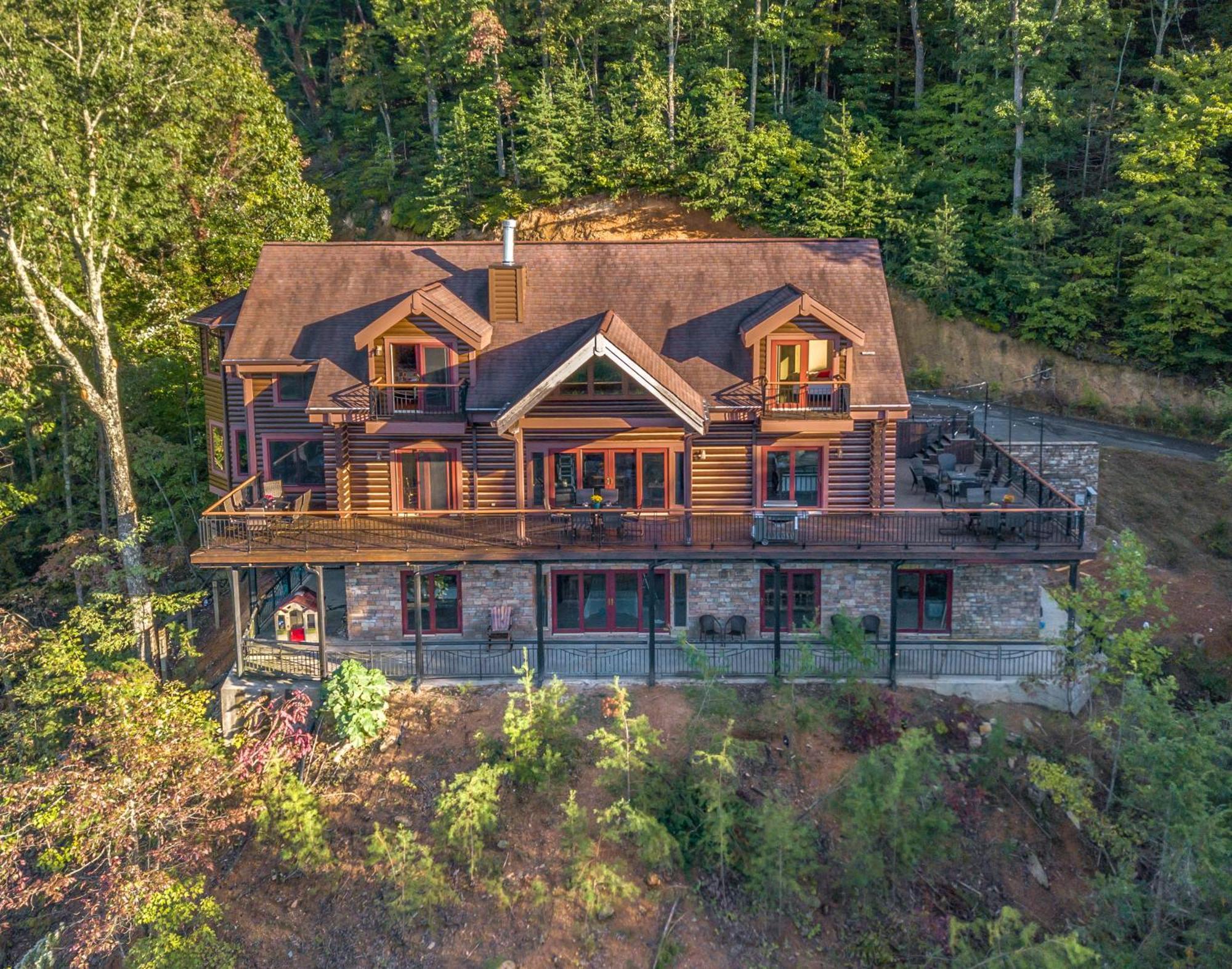 Tanglewood Mountain Lodge By Stony Brook Cabins セバービル エクステリア 写真